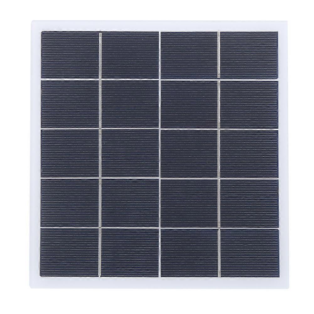 4W Portable Polycrystal Solar Panel Laminated Board - DIY Accessory - 5V