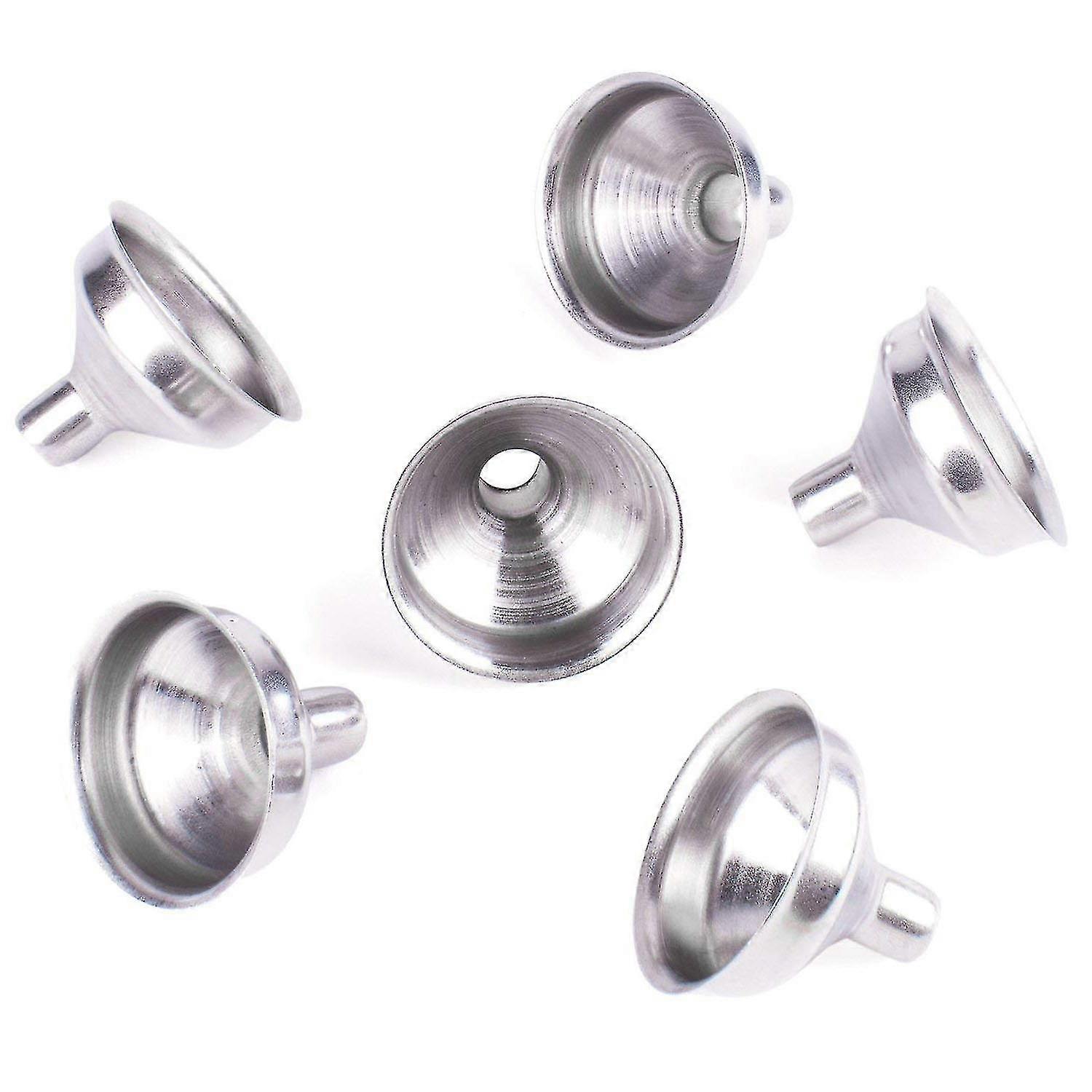 6pcs Stainless Steel Mini Funnel