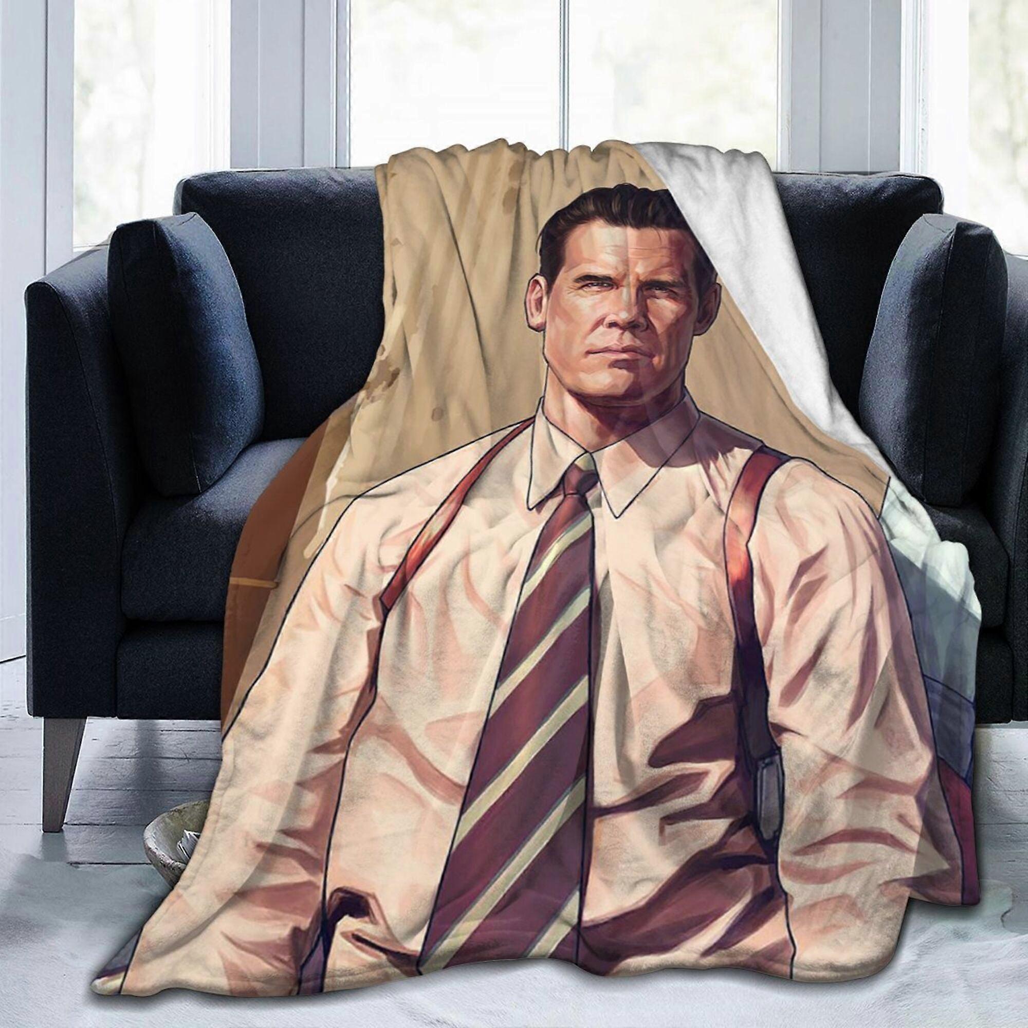 Josh Brolin Blanket Throw Bedding Room Decor Flannel Blankets for Bed Sofa 50&quot;x40&quot;-KDE18691