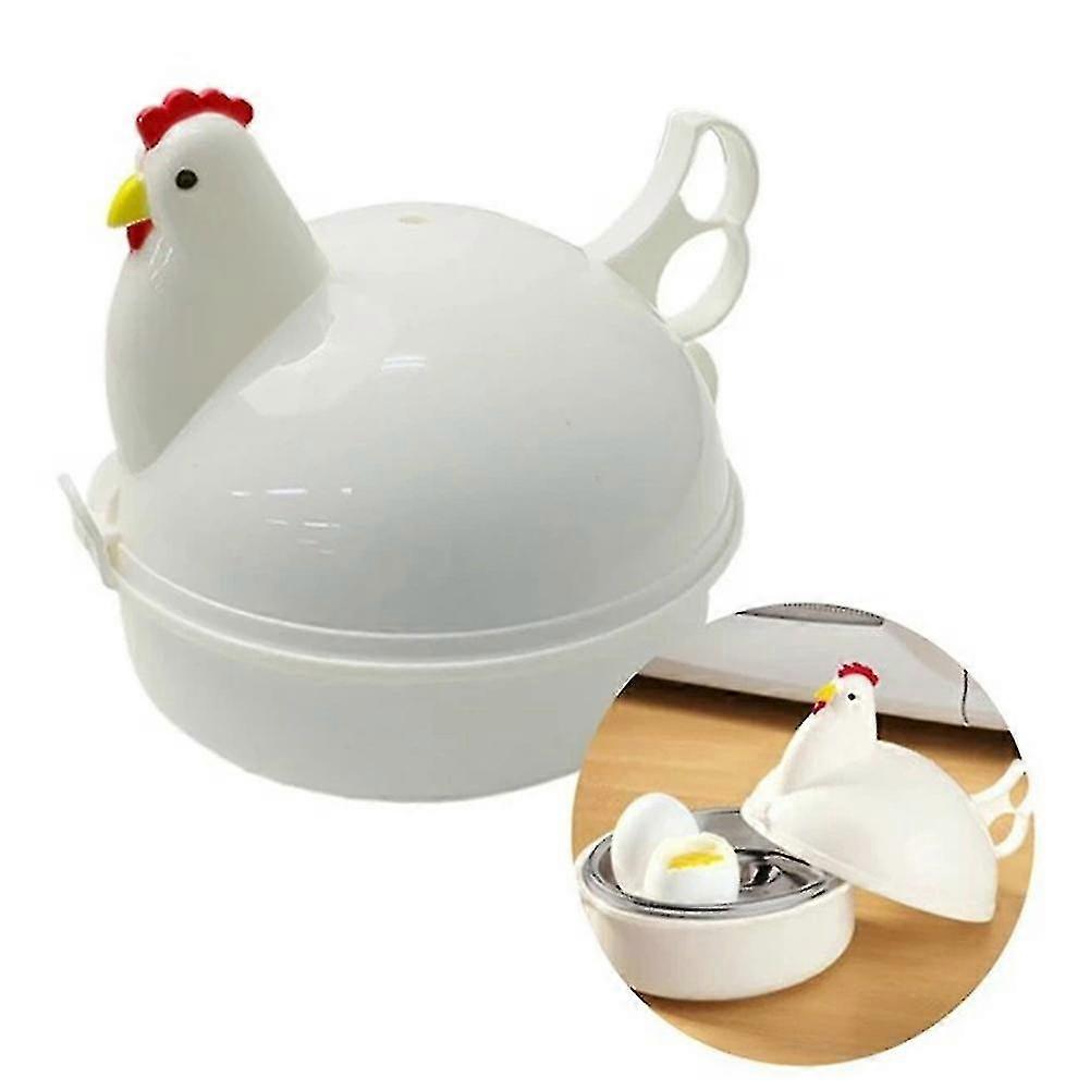Microwave Egg Steamer Cooker 4 Eggs With Chicken Shape Design