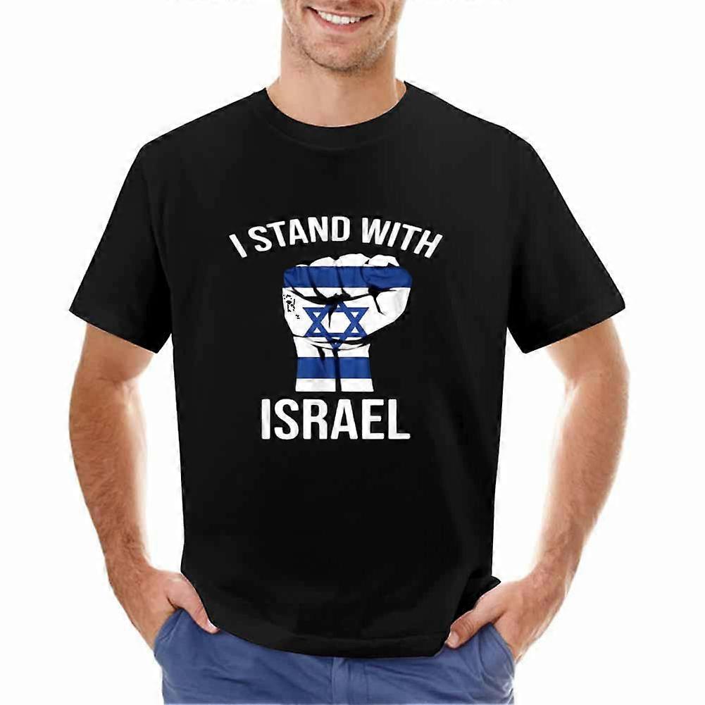 I STAND WITH ISAEL Koszulka Support Israel Tops Israel Cchench Fist T-shirt