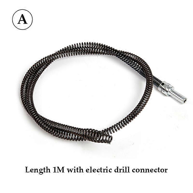10MMx1M/2M Drain Dredging Spring Sink Cleaner Sewer Dredging Tool Kitchen Drain Snake Spring Pipe Dredging Tool Dropshipping