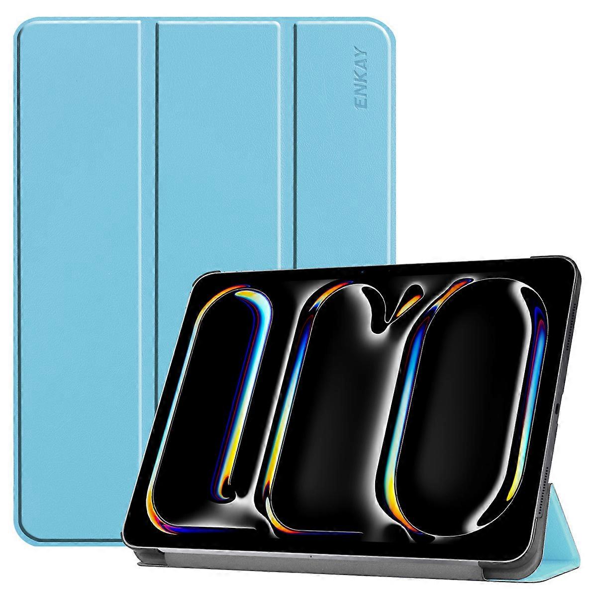 Για iPad Pro 13 (2024) Trifold Stand Cover PU Leather+PC Θήκη Tablet
