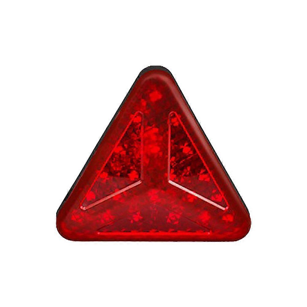 Universal Car Style Triangle Rear Stop Light Tail Third Brake Lamp 12V RED For Pickups Suvs Trucks Trailers Motorcycles Cars