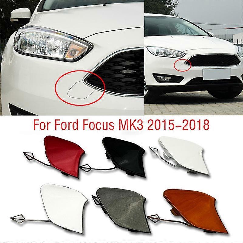 For Ford Focus 3 MK3 2015 2016 2017 2018 Car Front Bumper Tow Hook Cover Cap Trailer Hauling Eye Cover Lid xjcl