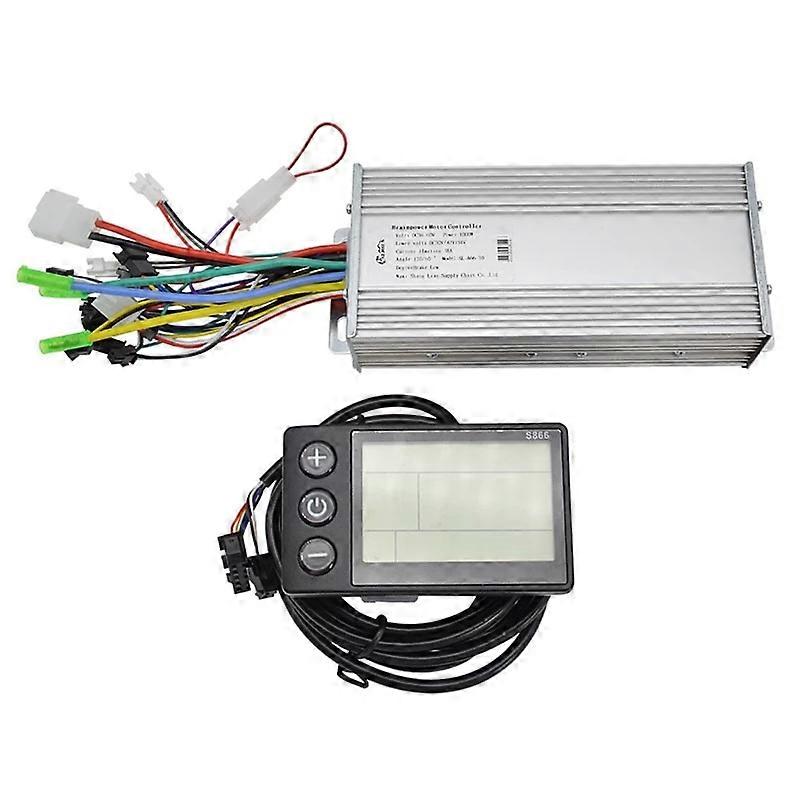 Controller 1000W Arbeiten Sie mit S866 Display Controller 36V - 60V für Elektrofahrradmotor 1000W