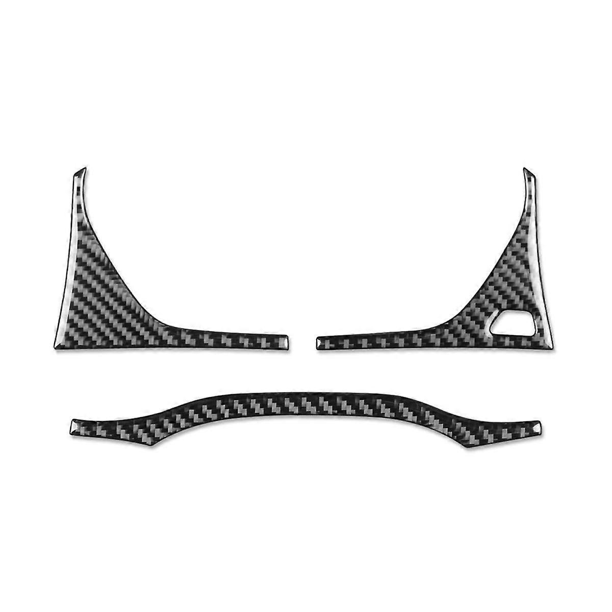 Ægte kulfiber til Q5L FY SQ5 2018-2024 Dash Instrument Cluster Speedometer Frame Cover Indvendig trim Decal