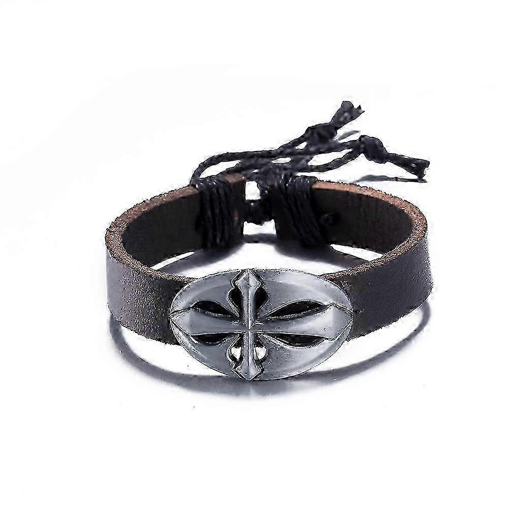 Unisex  Leather Wristband