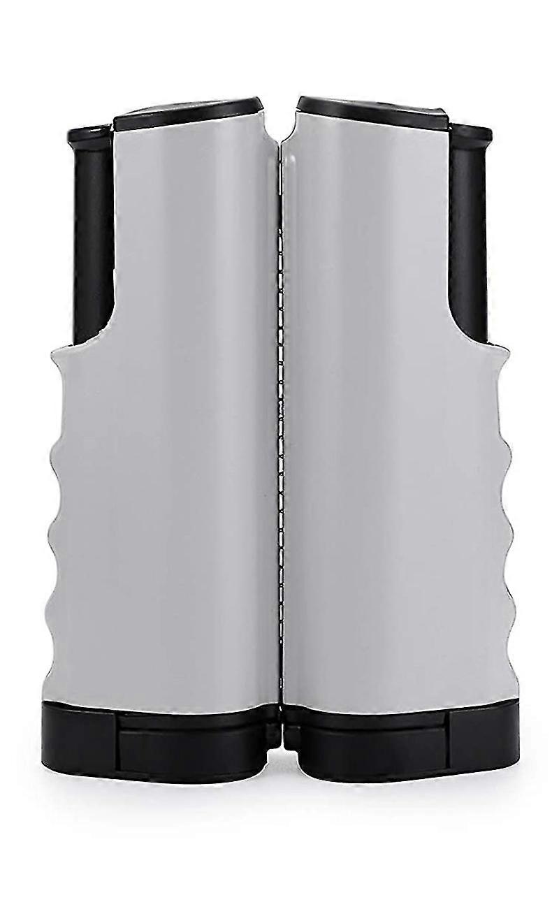 Retractable Table Tennis Net Replacement Portable Retractable Net Rack (Black Grey)