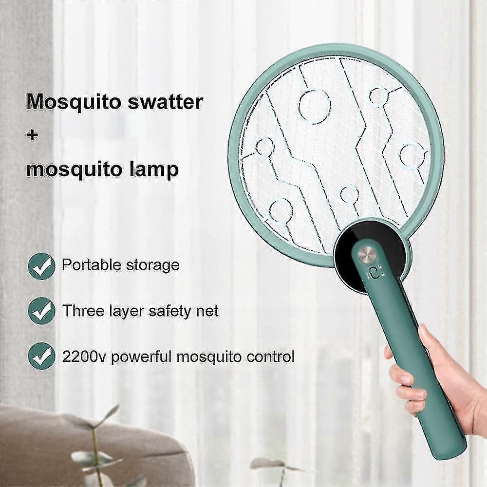 Foldable Anti- Swatter Hold Held Electric Swatter