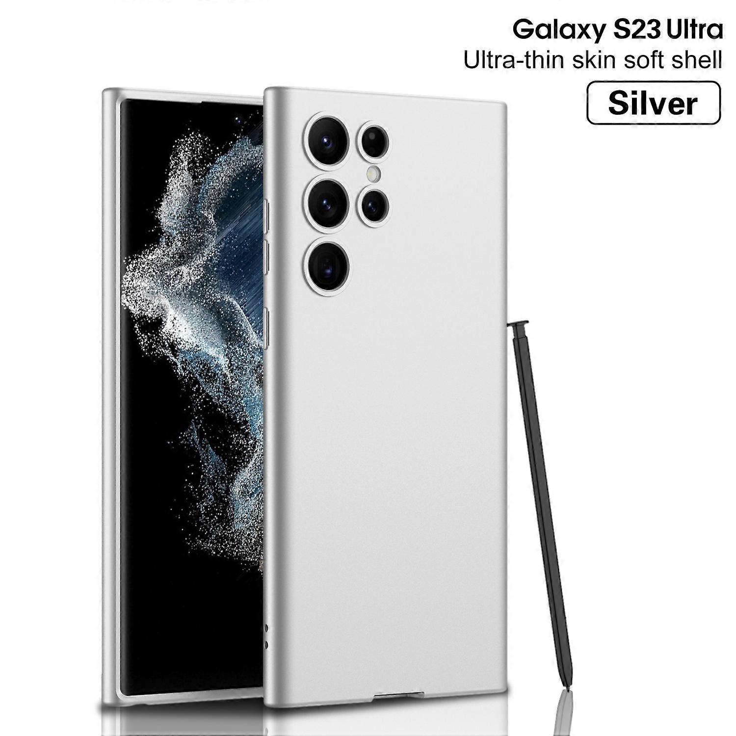 For Samsung S23 Ultra mobile phone shell S23 liquid silicone protective cover S23 plus all-inclusive drop-proof Phone CaseStylus not included
