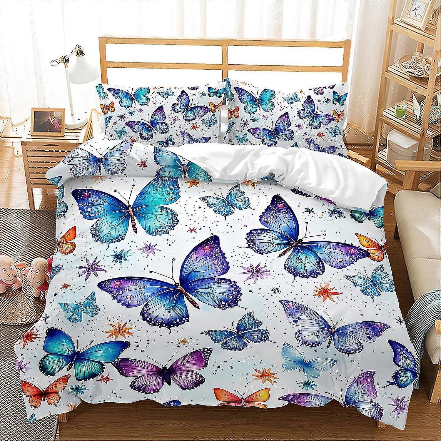 b2047 Lençóis Sol e Lua Lua Lua Tema Conjunto de Cama de 3 Peças 1 Capa de Colcha e 2 Fronhas Lençóis gb2047