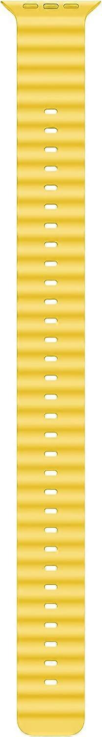 Apple Watch 49mm Yellow Ocean Strap