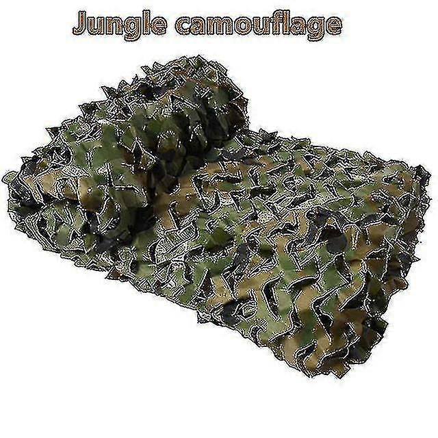 3x5m 3x8m 3x10m 4x5m Reinforced Camouflage Net Swimming Pool Beach Pavilion Garden Sunshade Camouflage Canvas Net 7 Colors