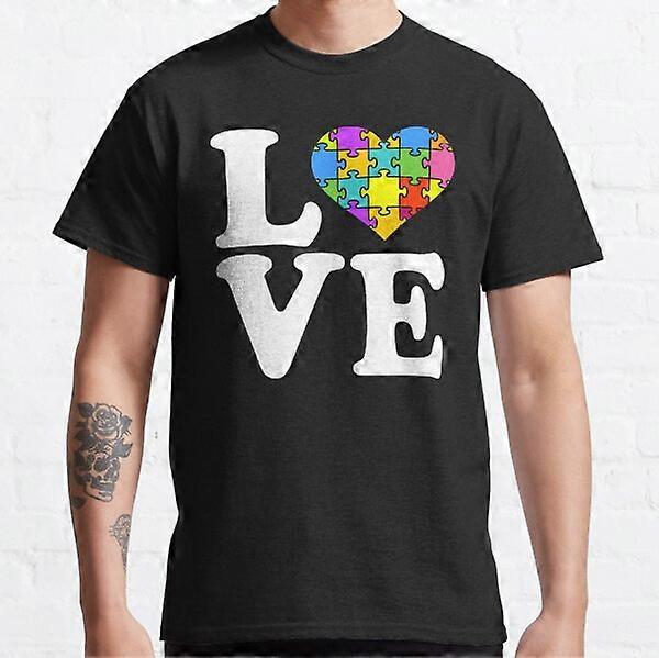 puzzle láska klasické tričko-RK12101