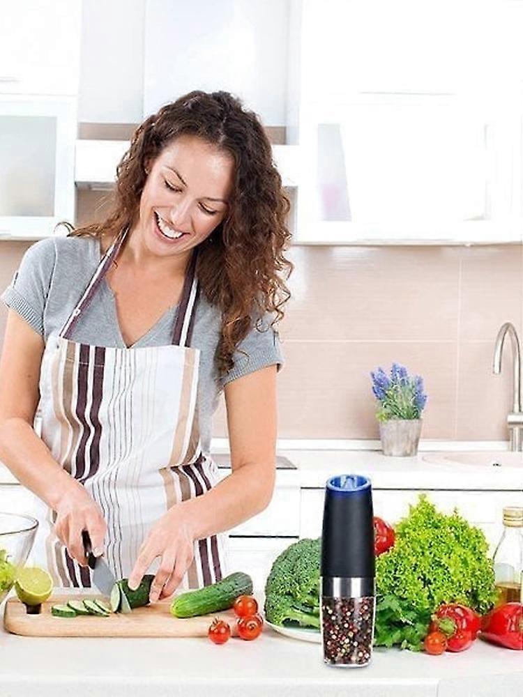 Salt And Pepper Grinder Kitchen Supplies Gravity Sensing Electric Tools