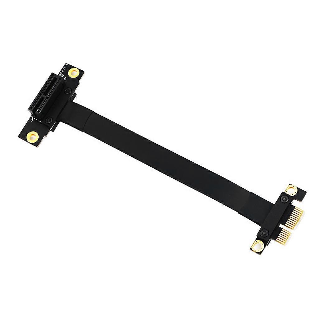 PCI-E 1X Extension Cable (Dual Vertical 90 /180 Direction) with Magnetic Foot