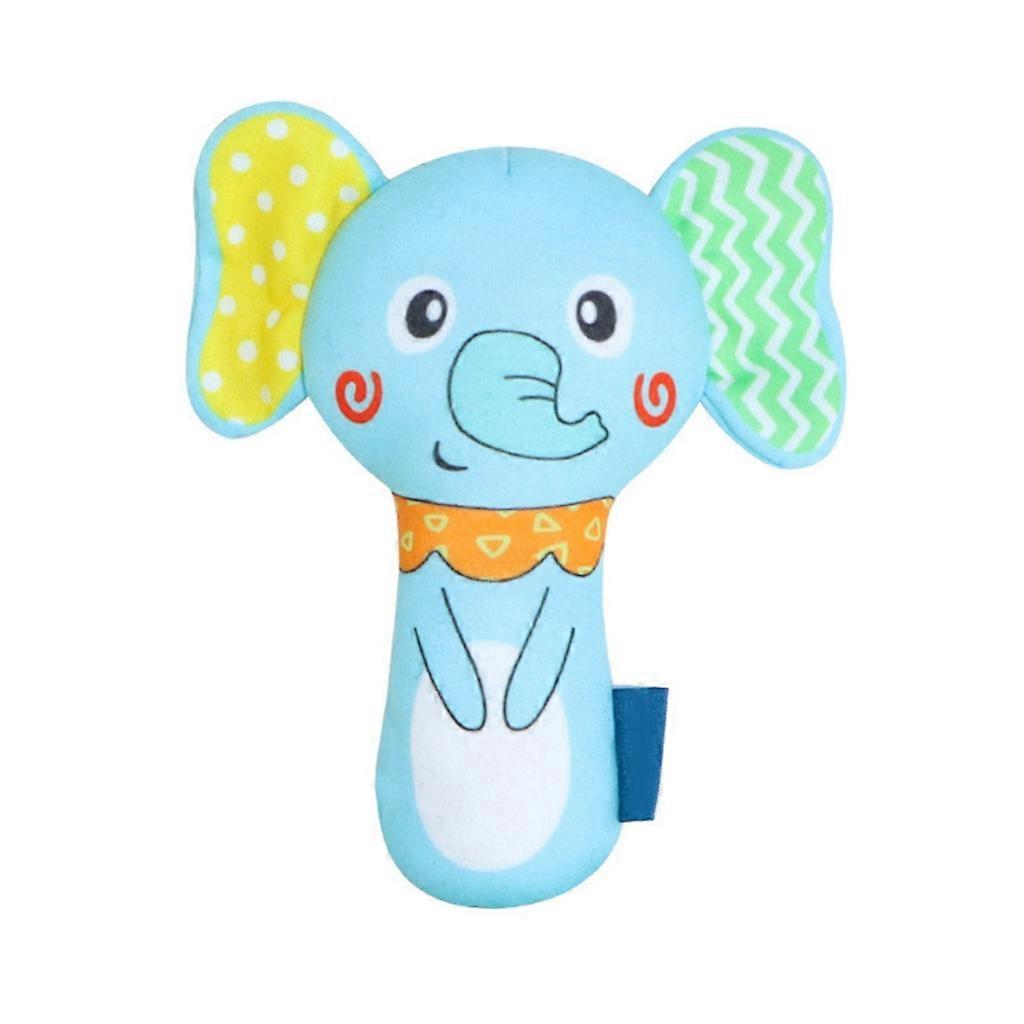 Sweet Plush Stuffed Rattle Appease Animal Handheld Toy Infant Appease Rattle
