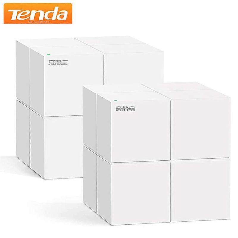 Tenda Mesh WiFi System MW6 Upto 4000 Sq.Ft. Coverage 2 Gigabit Ports Works with Alexa Parental Controls 2-pack