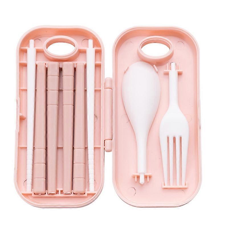 Cutlery Set Creative Reusable PP Portable Students Cutlery Set for Outdoor