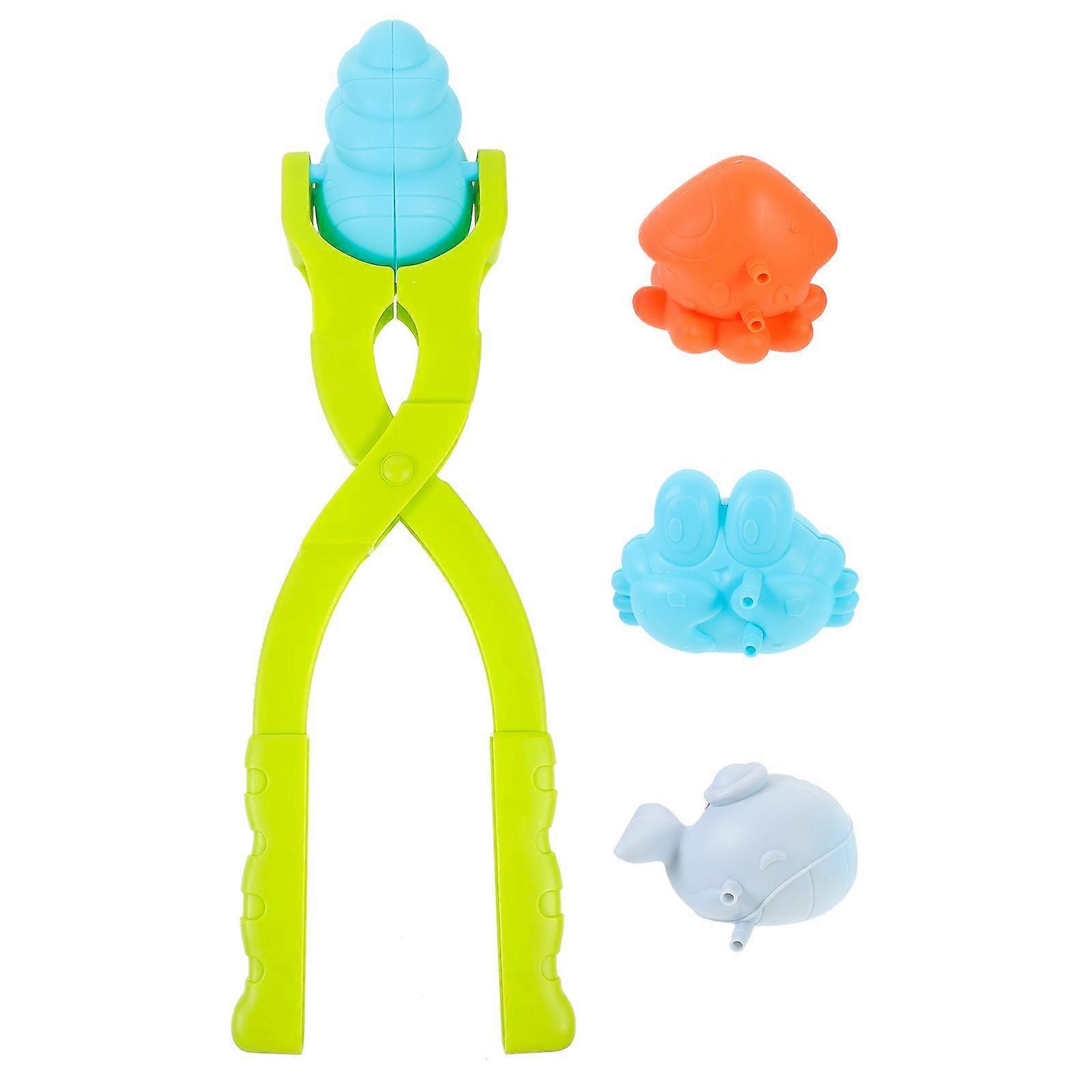 1 Set Plastic Snow Toys Snowball Maker Clips Snowball Making Toys for Outdoor