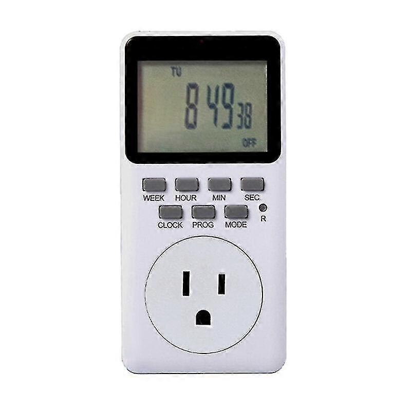 Eu Plug Outlet Electric Digital Socket Timer Plug 220v Time Control Countdown Socket Timer Switch
