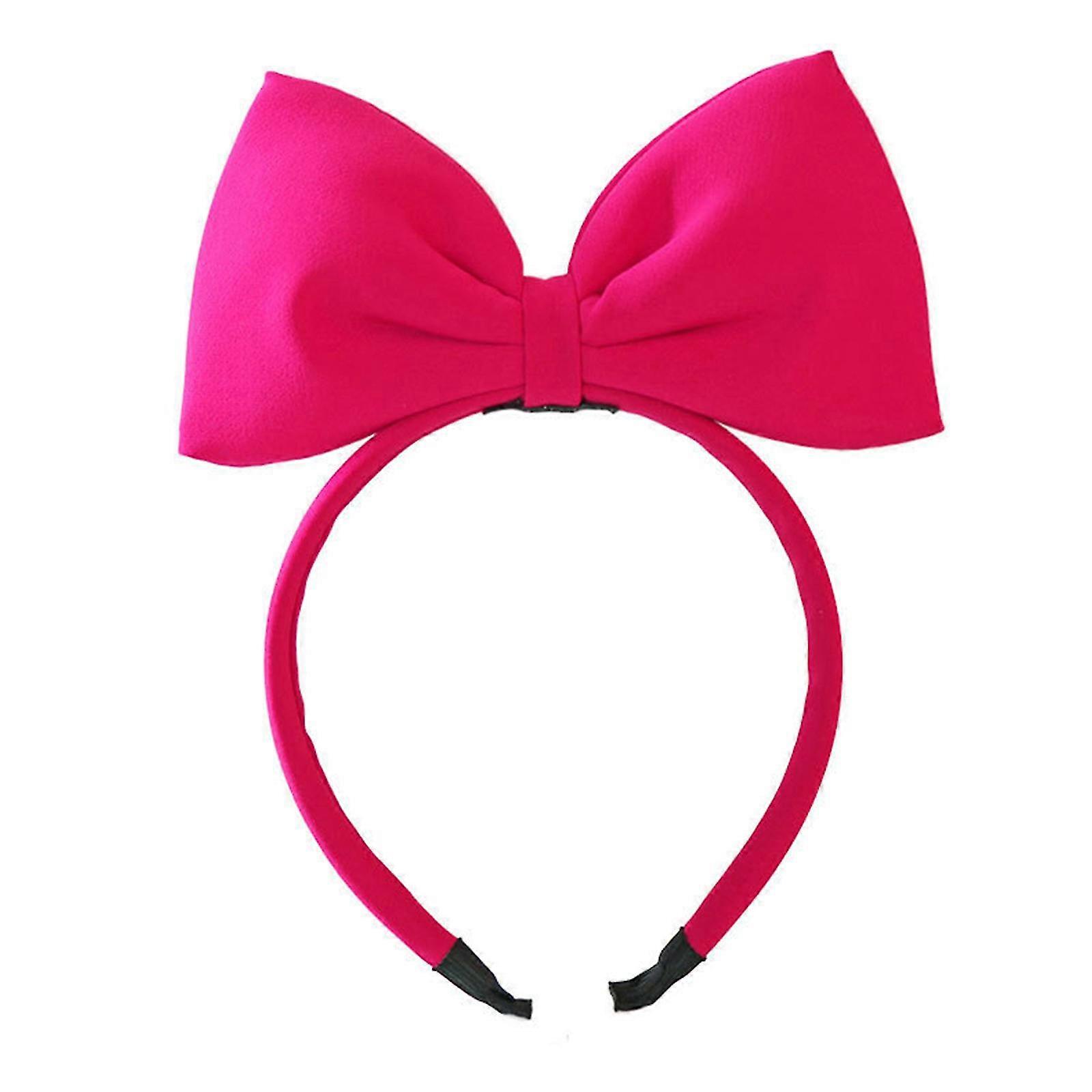 パーティーのための新しい大きな弓のヘッドバンドの黒い蝶々結びの頭飾りのコスプレ衣裳の毛の付属品