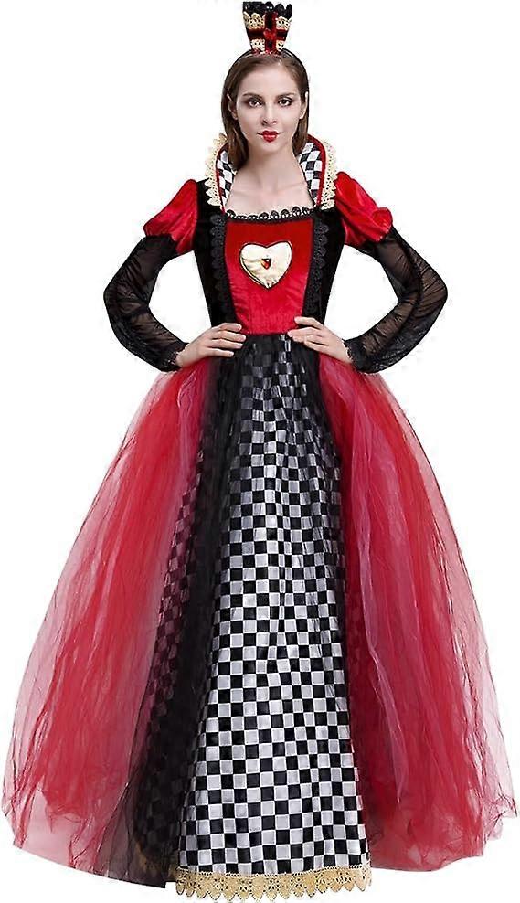 Halloween/Herzkönigin/Damenkostüme