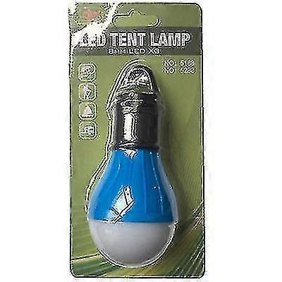 Outdoor Multifunctional Camping Emergency Light, Hook Type Mini Waterproof Led Tent Light(blue)