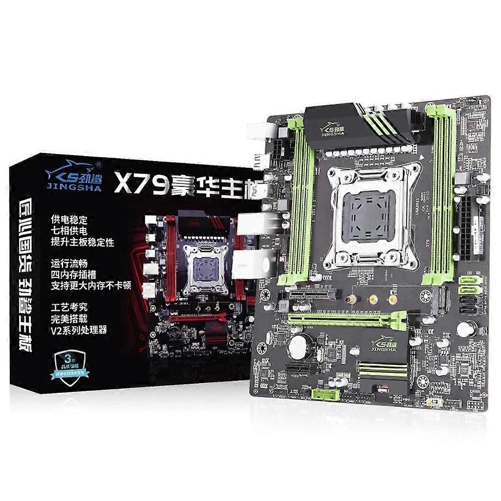 X79 Anakart LGA 2011 CPU PCI-E Xeon E5 V1 V2 E5 için 16X Grafik Kartı Yuvası
