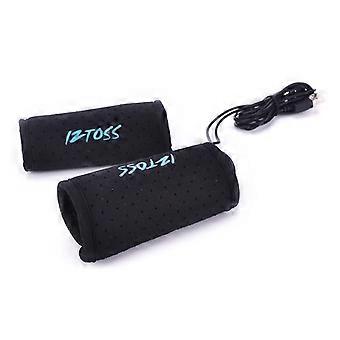  2pcs Motocicleta Grip Almofada de Aquecimento Elétrico 5V Universal Guiador Luvas Quentes Inverno Aquecido Aperto Aquecedores de Mão Impermeável