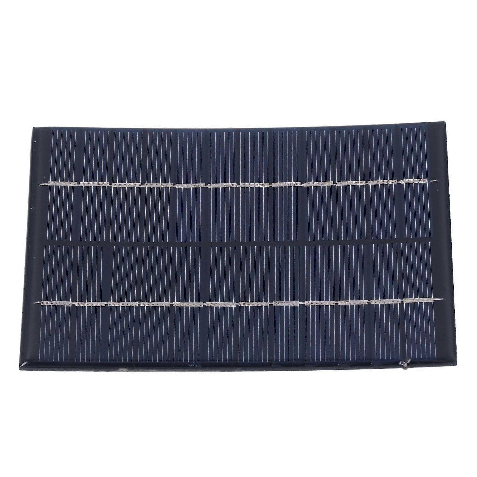 2W Solar Panels Charger High Conversion Rate Polysilicon DIY Solar Panel with USB Output Interface for Home Lighting