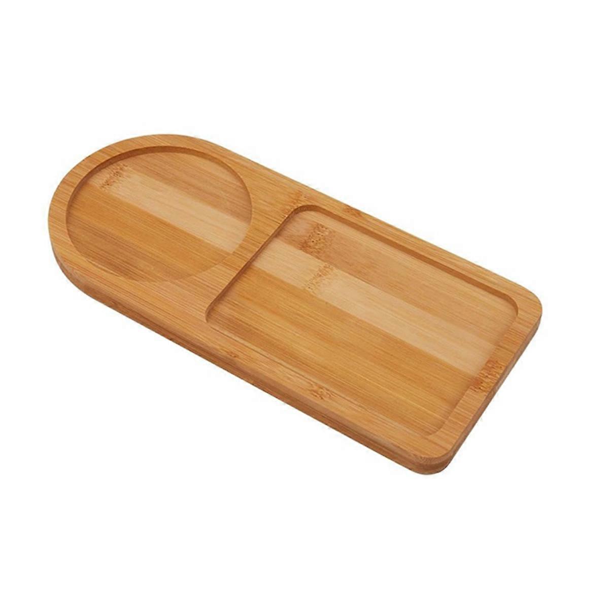 Tabletop Tea Tray Bread and Milk Separated Breakfast Tray Coffee Shop Dessert Snack Afternoon Tea T