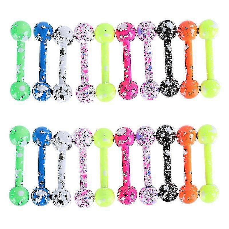 20pcs Dumbbell-shaped Earrings