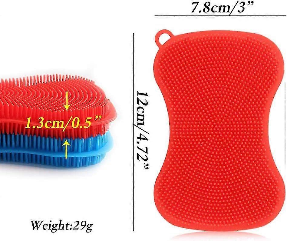 Food-grade Silicone Sponge Scrubber For Efficient Dish Washing