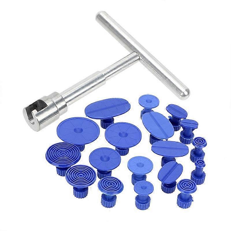 Car Dent Puller With 18pcs Plastic Suction Cups Car Paintless Dent Repair Tool For Pulling Vehicle Remove Dents Auto Care Accessories