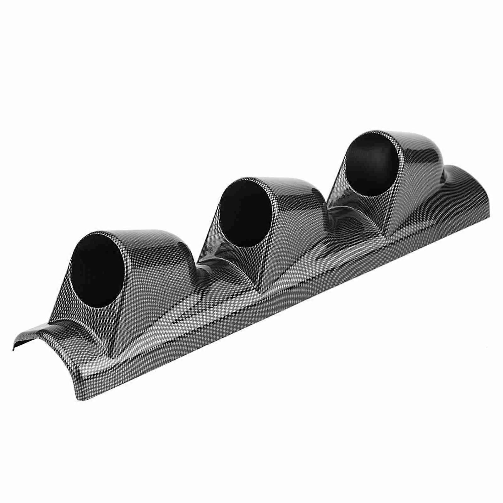 52mm 2 Inch Universal Triple Gauge Pillar Mount Pod Holder Bracket with 3 Holes for Car Meter Display and Dashboard Installation