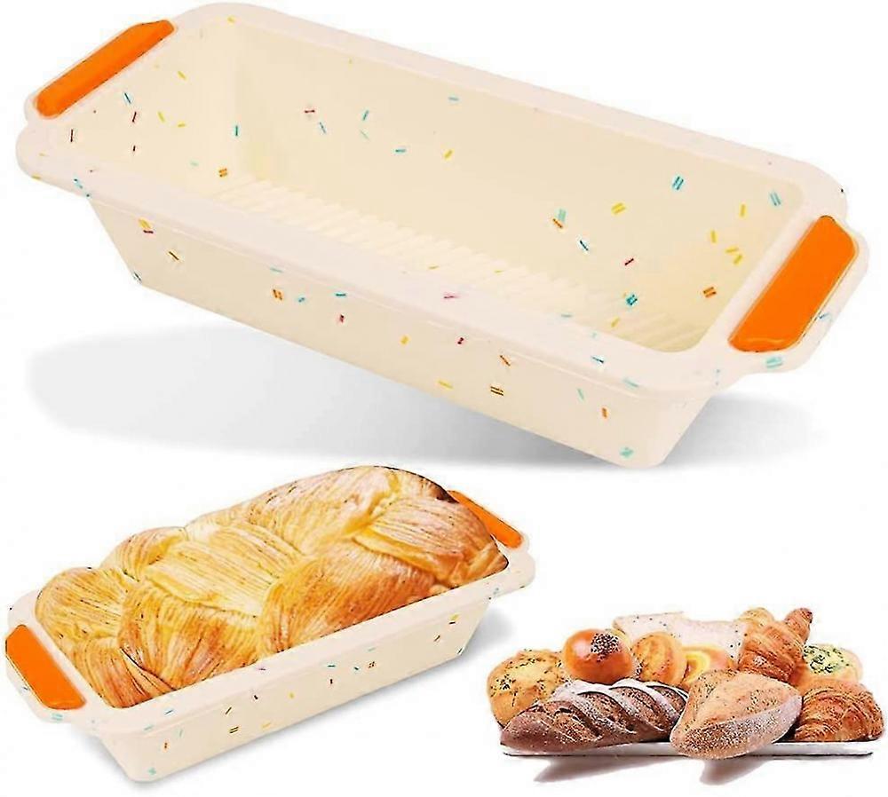 Bread Mold Non Stick Silicone Toast Pan Baking Tray Loaf Bakeware Square Bread Cake Box