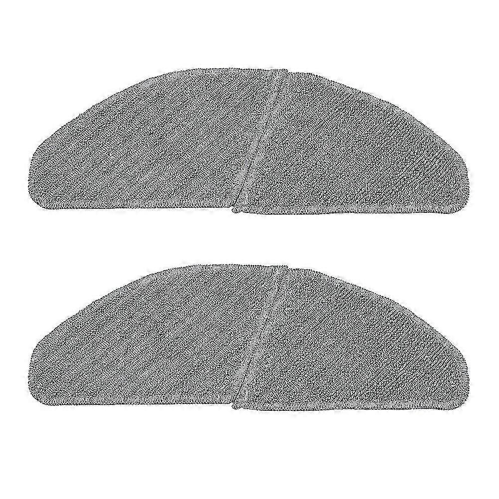 2pcs Robot Vacuum Cleaner Mop Polyester Swipe Wipe Mop Cloth Pads