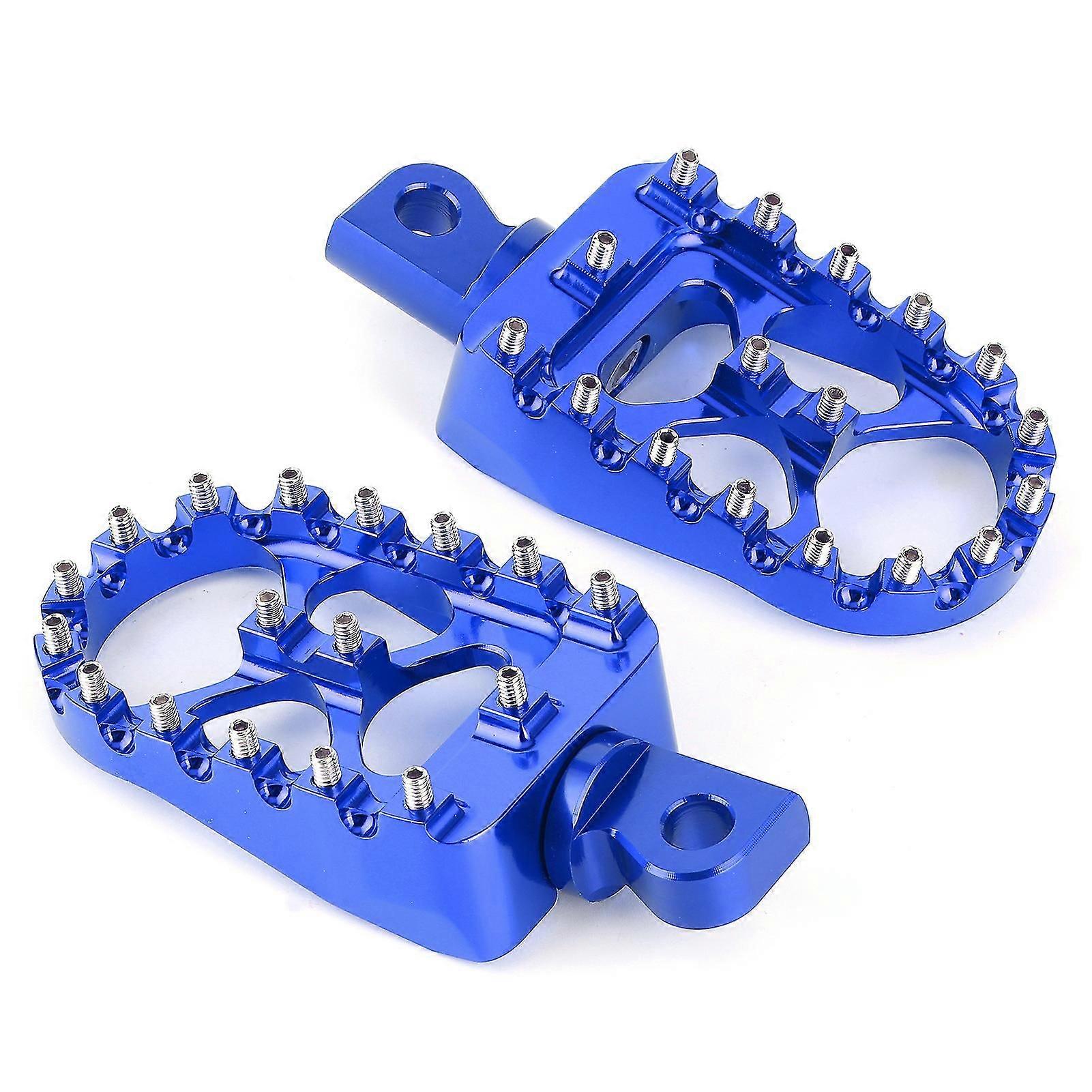 CNC Aluminium Alloy Motorcycle Footrest Foot Pedal - Universal Fit compatible with DynaBlue (10mm Install Dia)