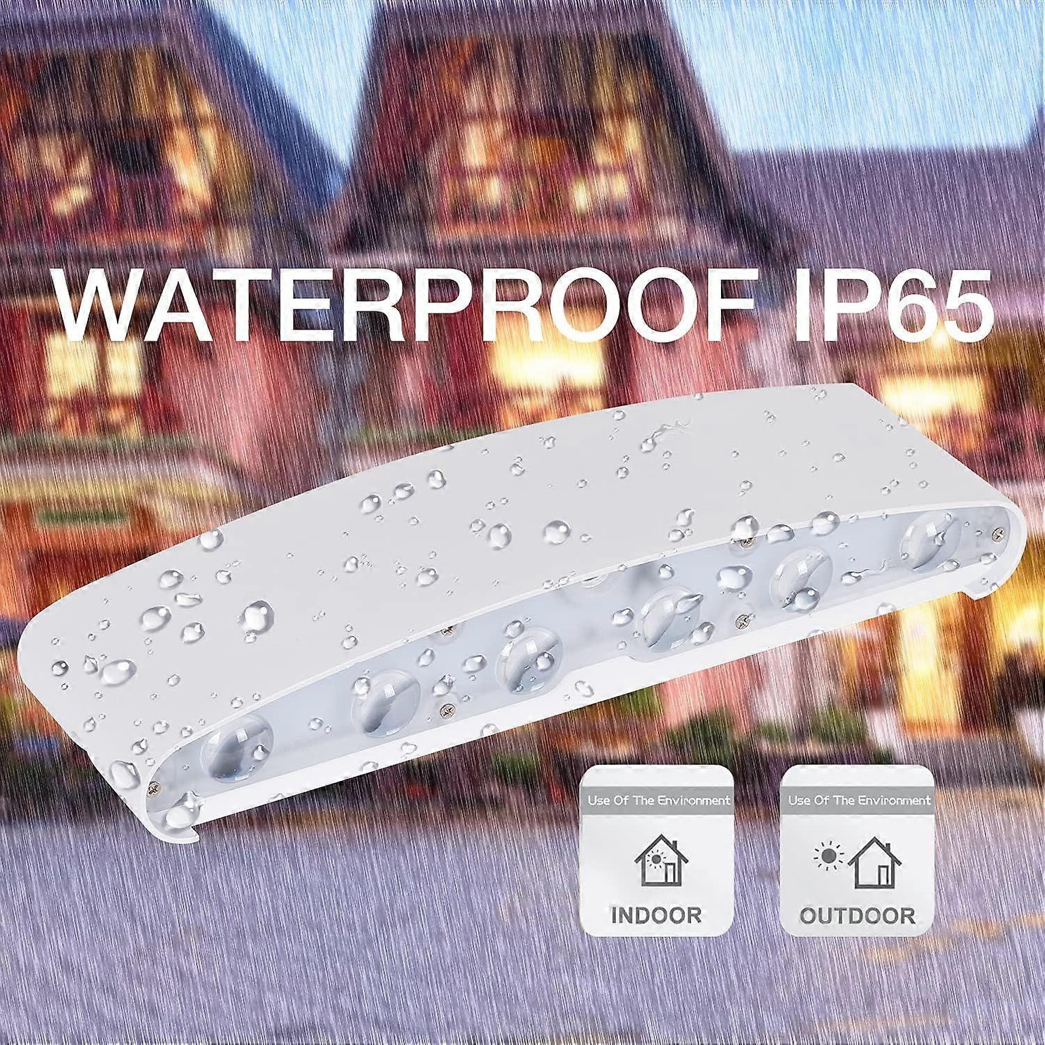 12-hole wall lamp 12w white warm light