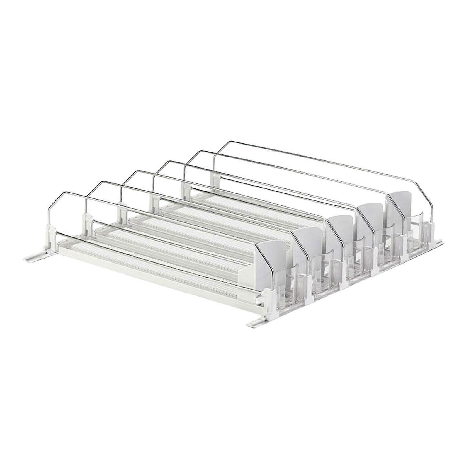 Drink Organizer for Fridge Automatic Pusher Glide Multipurpose Can Dispenser