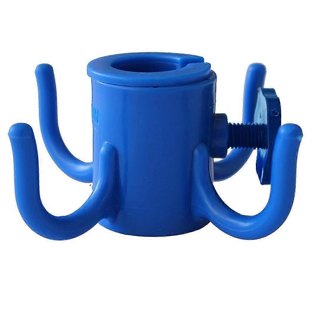 4-Prongs Plastic Beach Umbrella Hanging Hook for Beach Camping Trips