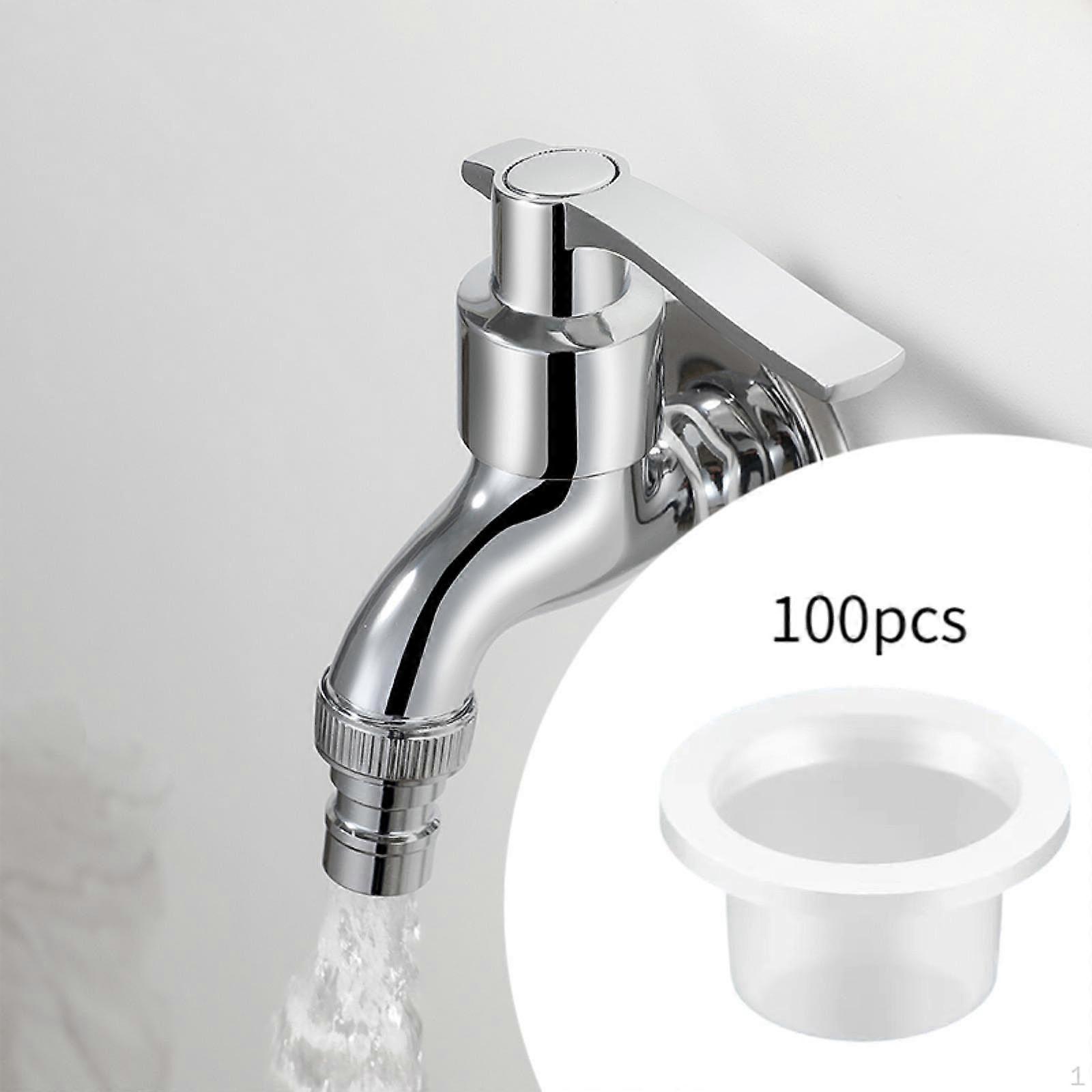 100 Pieces Faucet Leakproof Sealing Gaskets Gasket Rings Silicone Washers