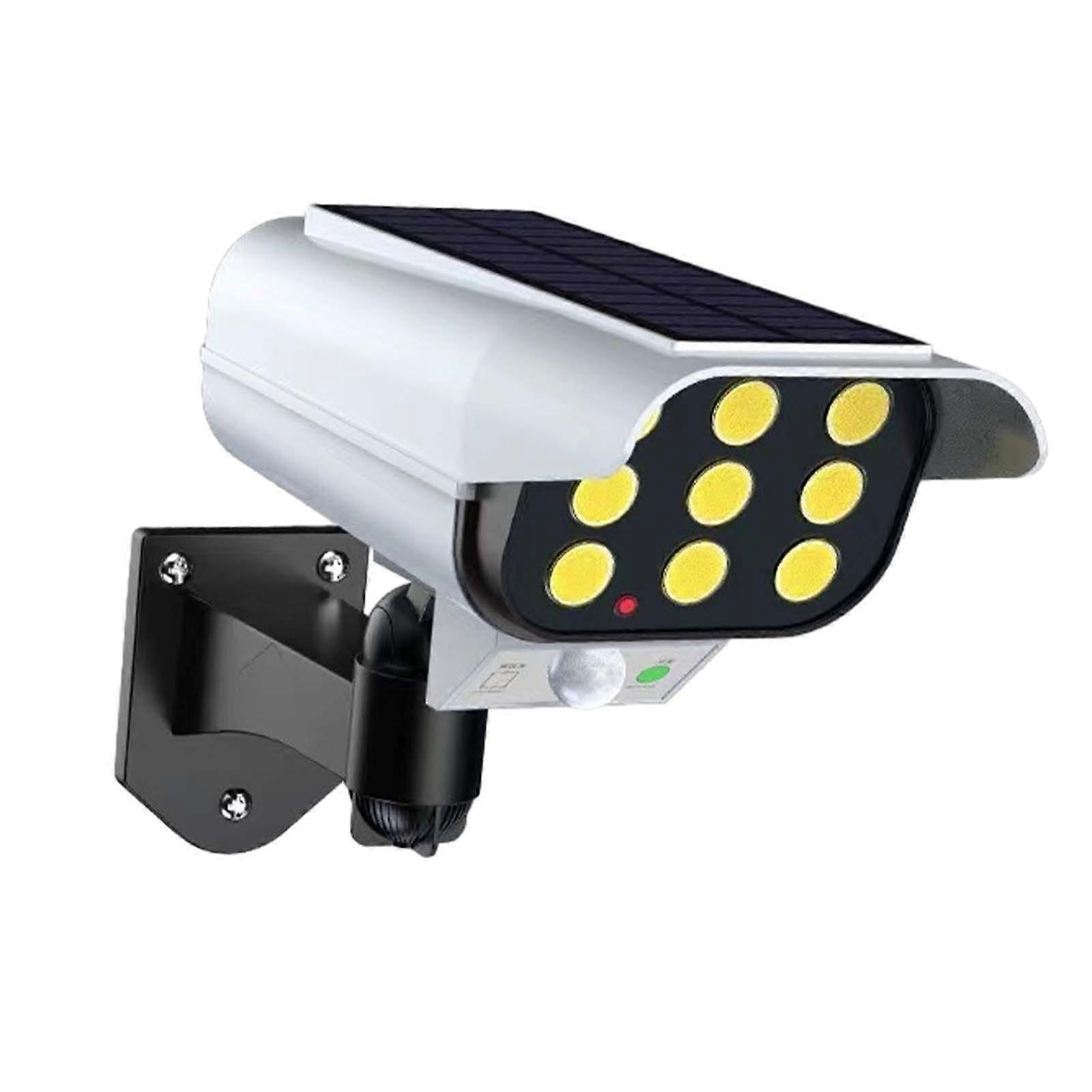 Powered Human Sensor Security Fake Dummy Camera With Flashing Led Outdoor Use For Garden And Business Durable