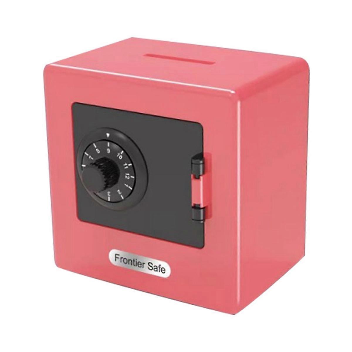 Saving Boxes Simulation Bank Safe Deposit Toy Children Jewelry,Red