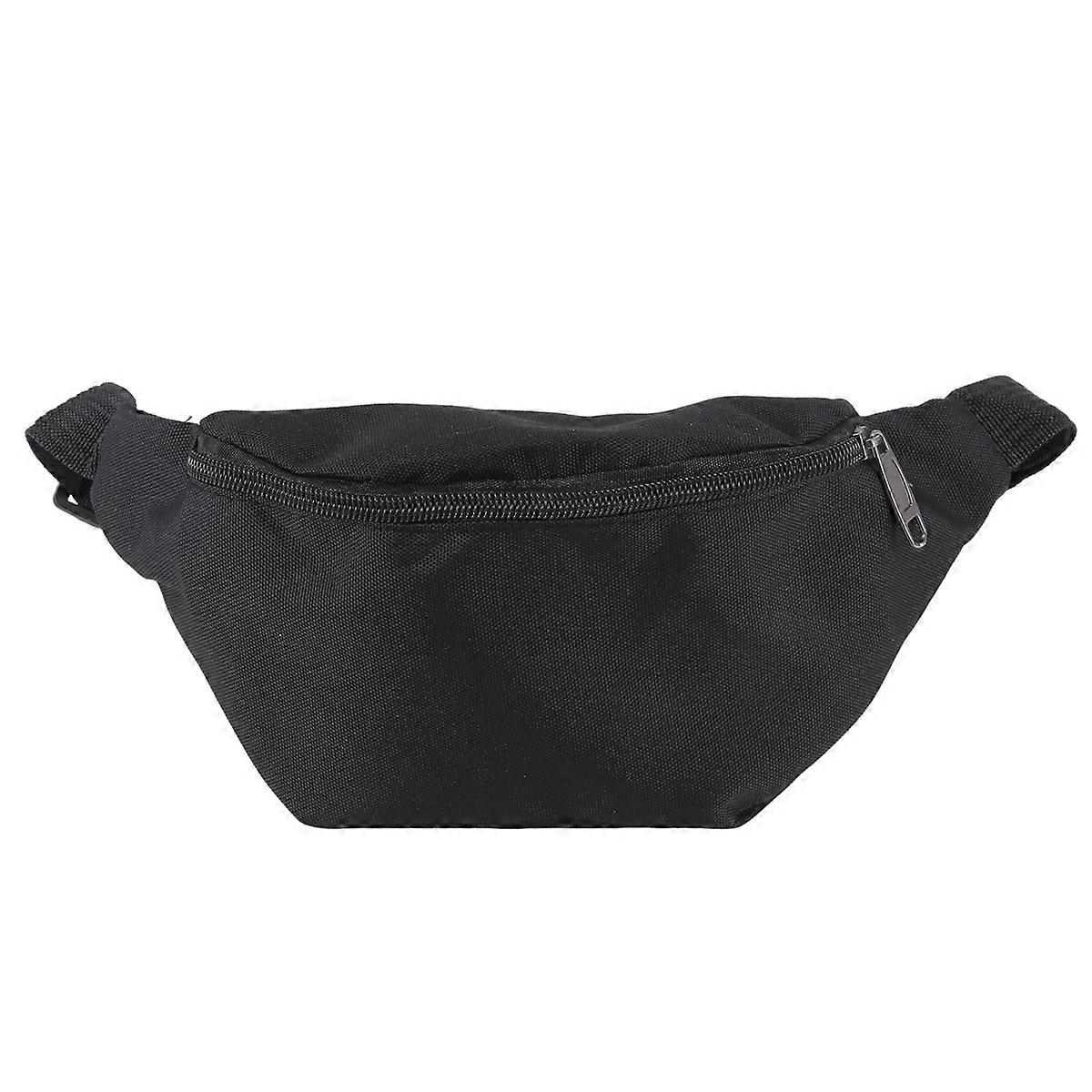 Bag Fanny Pack Hip Waist Festival Money Pouch Belt Wallet Sport Holiday Kids Black