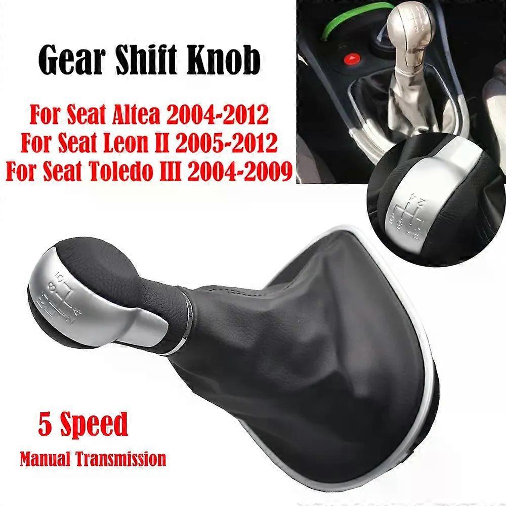 Hight Quality For Seat Altea 2004-2012 Leon II 2005-2012 Toledo III 2004-2009 5 6 Speed Gear Shift Knob