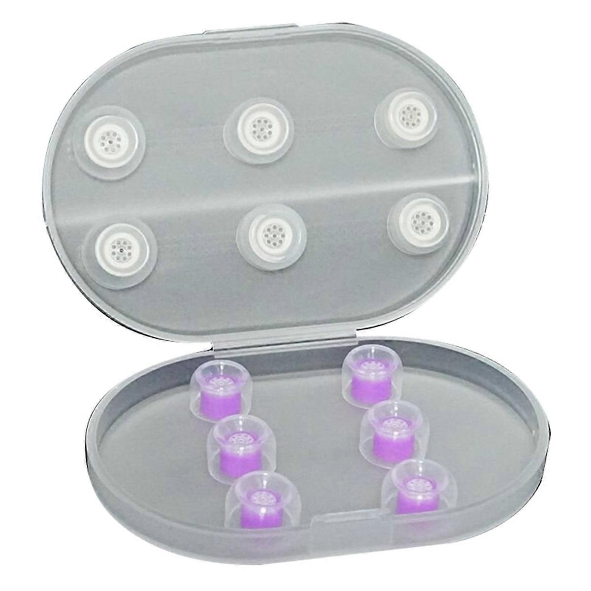 In-Ear Replaceable Ear Tips for M Size Wired Headphone Purple