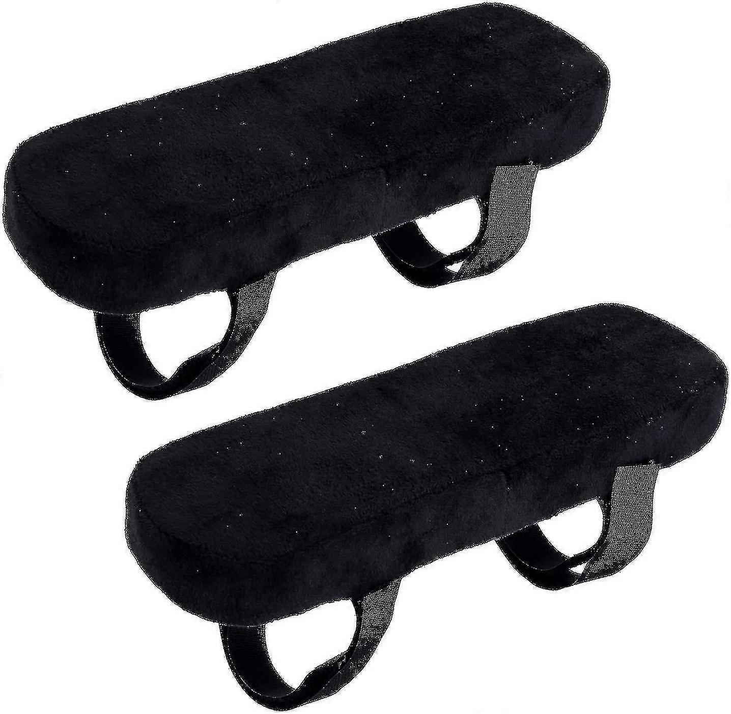 Chair armrests, 2 - piece Set of Soft and Comfortable Armrest Pads with Straps for Secure Fit